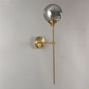 GobekUsa Glass Lampshade Wall Sconces for Bedside and Living Room Decor