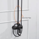 Modern gold solid brass shower extension tube arm bathroom accessory by Decorbites