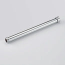 Modern gold solid brass shower extension tube arm bathroom accessory by Decorbites