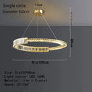 GobekUsa Crystal LED Pendant Chandelier for Home Decor & Hospitality