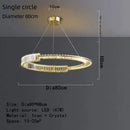 GobekUsa Crystal LED Pendant Chandelier for Home Decor & Hospitality