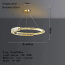 GobekUsa Crystal LED Pendant Chandelier for Home Decor & Hospitality