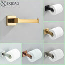 Modern gold square paper holder bathroom wall mount by Decorbites