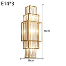 GobekUsa Glass Crystal Wall Lamp Modern Minimalist Luxury Indoor Lighting