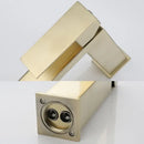 GobekUsa Gold Stainless Steel Basin Faucet Deck Mounted Hot Cold Water Mixer
