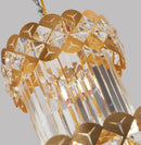 GobekUsa Gold Stainless Steel Crystal Chandelier Staircase Lighting