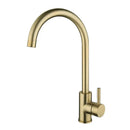 GobekUsa Gold Stainless Steel Kitchen Faucet: Deck Mounted Hot Cold Water Mixer Taps