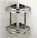 GobekUsa Gold Stainless Steel Bathroom Corner Shelf - Shower, Shampoo Holder Basket