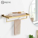GobekUsa 304 Stainless Steel Wall Mount Towel Rack Bathroom Accessories