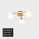 GobekUsa Ball Glass Ceiling Light in Gold for Living Room, Dining, Bedroom by GobekUsa