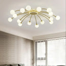 GobekUsa Ball Glass Ceiling Light in Gold for Living Room, Dining, Bedroom by GobekUsa