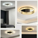 GobekUsa Gold Steel LED Dimmable Ceiling Lights Luxury Crystal Fixture