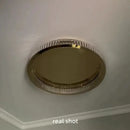 GobekUsa Gold Steel LED Dimmable Ceiling Lights Luxury Crystal Fixture