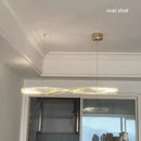 GobekUsa Gold Steel LED Pendant Lights - Luxury Dimmable Suspend Lamp
