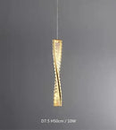 GobekUsa Gold Steel LED Pendant Lights - Luxury Dimmable Suspend Lamp