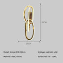 GobekUsa Gold Steel Pendant Light for Home Decor & Bar, Stylish LED Hanging Lamp