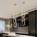 GobekUsa Gold Steel Pendant Light for Home Decor & Bar, Stylish LED Hanging Lamp