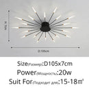 GobekUsa Acrylic LED Ceiling Lights for Bedroom Hall Living Kids Room Lamps