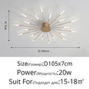 GobekUsa Acrylic LED Ceiling Lights for Bedroom Hall Living Kids Room Lamps