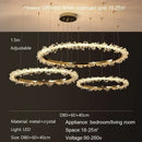 GobekUsa Crystal Pendant Chandelier Modern Luxury Interior Decoration Lighting