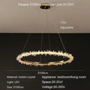 GobekUsa Crystal Pendant Chandelier Modern Luxury Interior Decoration Lighting