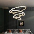 GobekUsa Crystal Pendant Chandelier Modern Luxury Interior Decoration Lighting