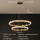 GobekUsa Crystal Pendant Chandelier Modern Luxury Interior Decoration Lighting