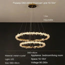 GobekUsa Crystal Pendant Chandelier Modern Luxury Interior Decoration Lighting