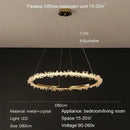 GobekUsa Crystal Pendant Chandelier Modern Luxury Interior Decoration Lighting