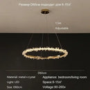 GobekUsa Crystal Pendant Chandelier Modern Luxury Interior Decoration Lighting