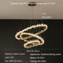 GobekUsa Crystal Pendant Chandelier Modern Luxury Interior Decoration Lighting