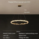 GobekUsa Crystal Pendant Chandelier Modern Luxury Interior Decoration Lighting