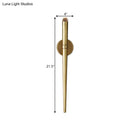 GobekUsa Modern Gold Linear LED Wall Lamp for Stylish Living Room Lighting