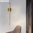GobekUsa Modern Gold Linear LED Wall Lamp for Stylish Living Room Lighting