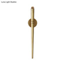 GobekUsa Modern Gold Linear LED Wall Lamp for Stylish Living Room Lighting