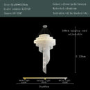 GobekUsa Gold Tassel LED Chandelier for High Ceilings - Elegant Home Decor Lighting
