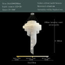 GobekUsa Gold Tassel LED Chandelier for High Ceilings - Elegant Home Decor Lighting