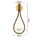 GobekUsa Glass Ball Pendant Lamps for Home Kitchen Bar Decor & Wall Sconce