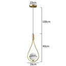 GobekUsa Glass Ball Pendant Lamps for Home Kitchen Bar Decor & Wall Sconce