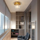 GobekUsa Iron Glass LED Ceiling Lamp Ball Shape Modern Living Room Light Fixtures