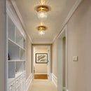 GobekUsa Iron Glass LED Ceiling Lamp Ball Shape Modern Living Room Light Fixtures