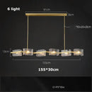 GobekUsa Crystal Chandelier: Modern Luxury Pendant Light for Living Room, Restaurant, and Bar