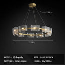 GobekUsa Crystal Chandelier: Modern Luxury Pendant Light for Living Room, Restaurant, and Bar