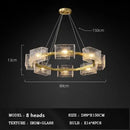 GobekUsa Crystal Chandelier: Modern Luxury Pendant Light for Living Room, Restaurant, and Bar