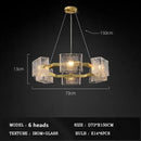 GobekUsa Crystal Chandelier: Modern Luxury Pendant Light for Living Room, Restaurant, and Bar