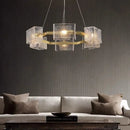 GobekUsa Crystal Chandelier: Modern Luxury Pendant Light for Living Room, Restaurant, and Bar