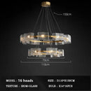 GobekUsa Crystal Chandelier: Modern Luxury Pendant Light for Living Room, Restaurant, and Bar