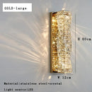 GobekUsa Crystal Wall Sconce Lamps: Luxury Indoor Wall Lights for Modern Room Decor & Bedside Lighting.
