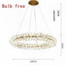 GobekUsa Crystal LED Chandelier for Home Decor – Modern Hanging Lamp