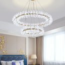 GobekUsa Crystal LED Chandelier for Home Decor – Modern Hanging Lamp
